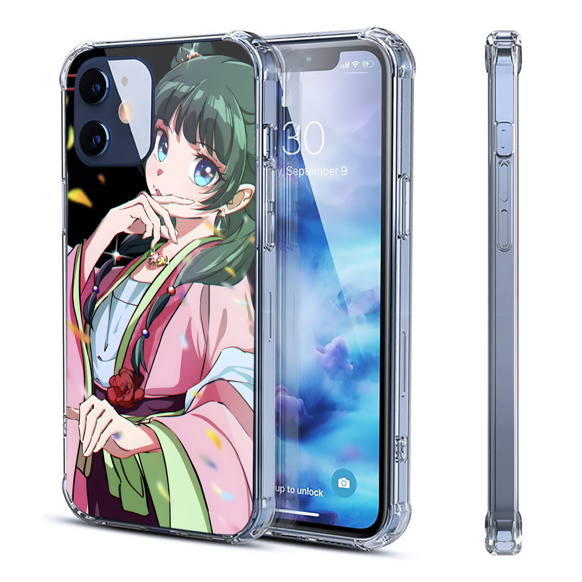 （画像用） 薬屋のひとりごと The Apothecary Diaries 【iPhone 12シリーズ対応】透明スマホケース（クリアソフトケース）